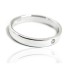 แหวนทองคำขาว แหวนเพชร แหวนคู่ แหวนแต่งงาน แหวนหมั้น - R3041DWG